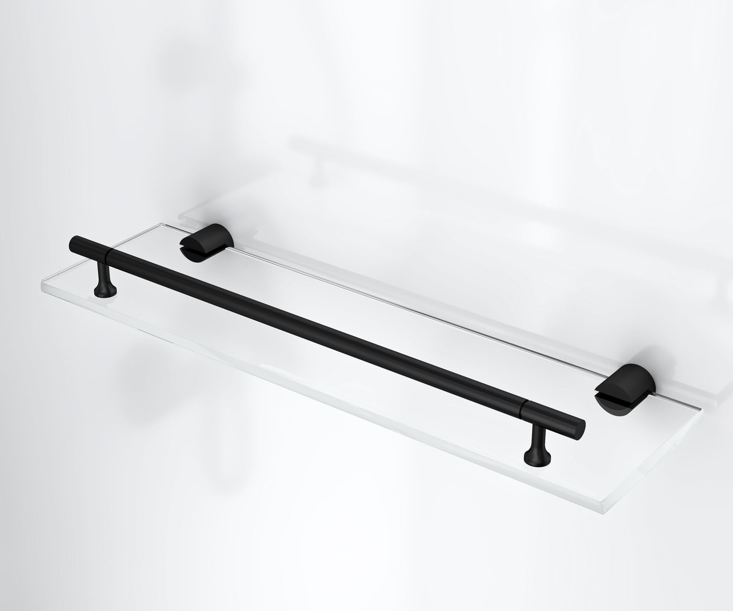 MARANI COMPLETE DOUCHECABINE MET SCHUIFDEUR - OMKEERBAAR - 110X225X80 CM - MAT ZWART - GRIJS ROOKGLAS