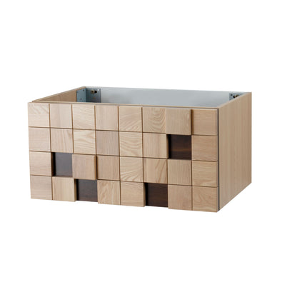 Mimoza Wastafelonderkast 1 Lade Soft Close (79x40x52cm) - Licht Eiken - Luxurysanitair