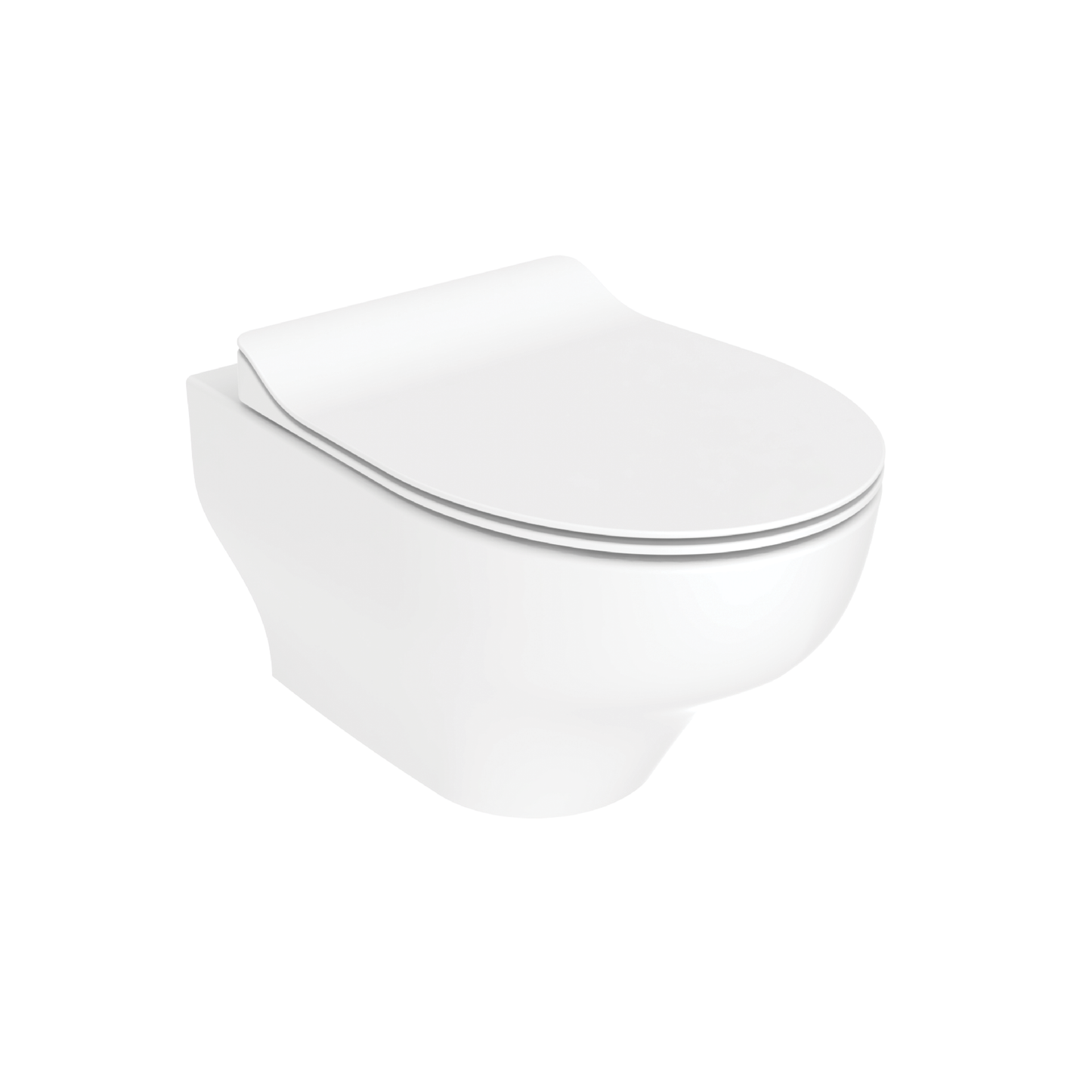CREAVIT NESS HANGTOILET - TORNADO FLUSH - RANDLOOS - ZONDER ZITTING - GLANZEND WIT