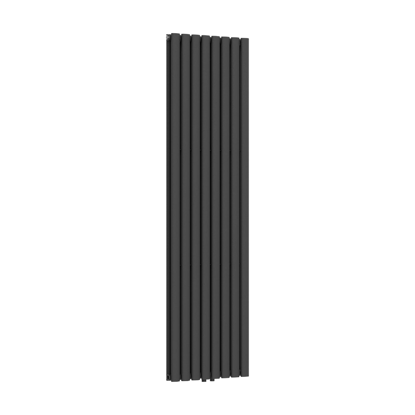 VERTI OVAAL RADIATOR - 1800X480 - DUBBEL - 2X8 ELEMENTEN - 1640W - MAT ZWART