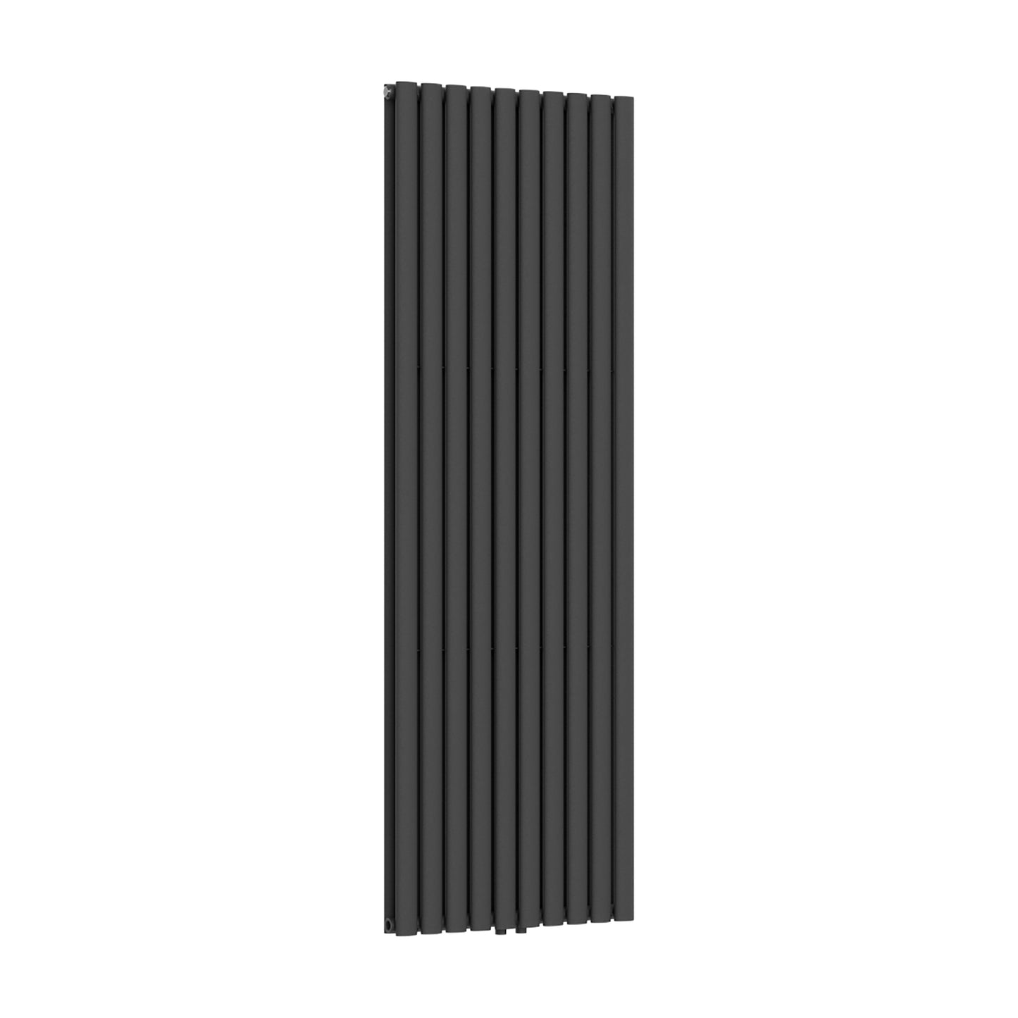 VERTI OVAAL RADIATOR - 1800X600 - DUBBEL - 2X10 ELEMENTEN - 2050W - MAT ZWART