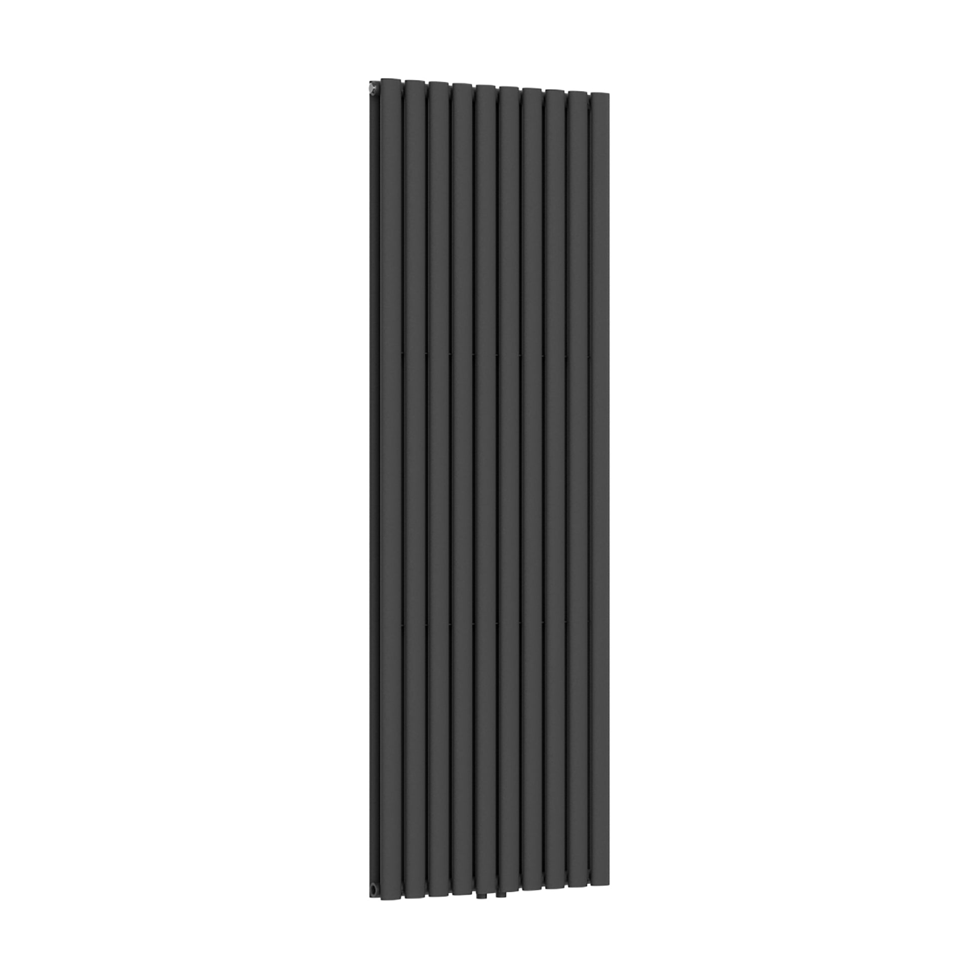 VERTI OVAAL RADIATOR - 1800X600 - DUBBEL - 2X10 ELEMENTEN - 2050W - MAT ZWART