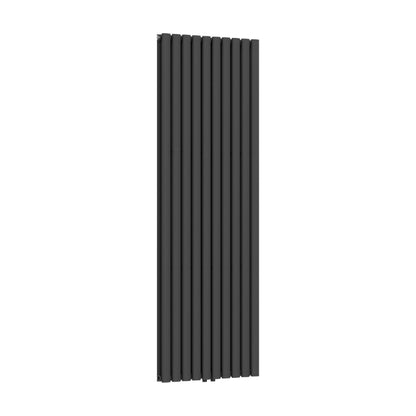VERTI OVAAL RADIATOR - 1800X600 - DUBBEL - 2X10 ELEMENTEN - 2050W - MAT ZWART