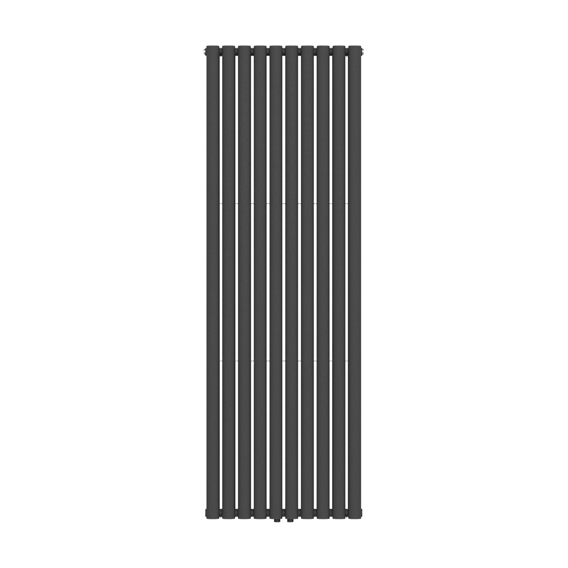 VERTI OVAAL RADIATOR - 1800X600 - DUBBEL - 2X10 ELEMENTEN - 2050W - MAT ZWART