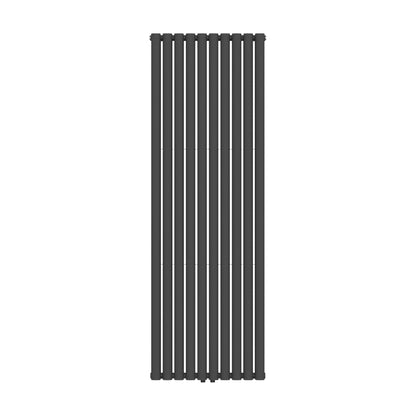 VERTI OVAAL RADIATOR - 1800X600 - DUBBEL - 2X10 ELEMENTEN - 2050W - MAT ZWART