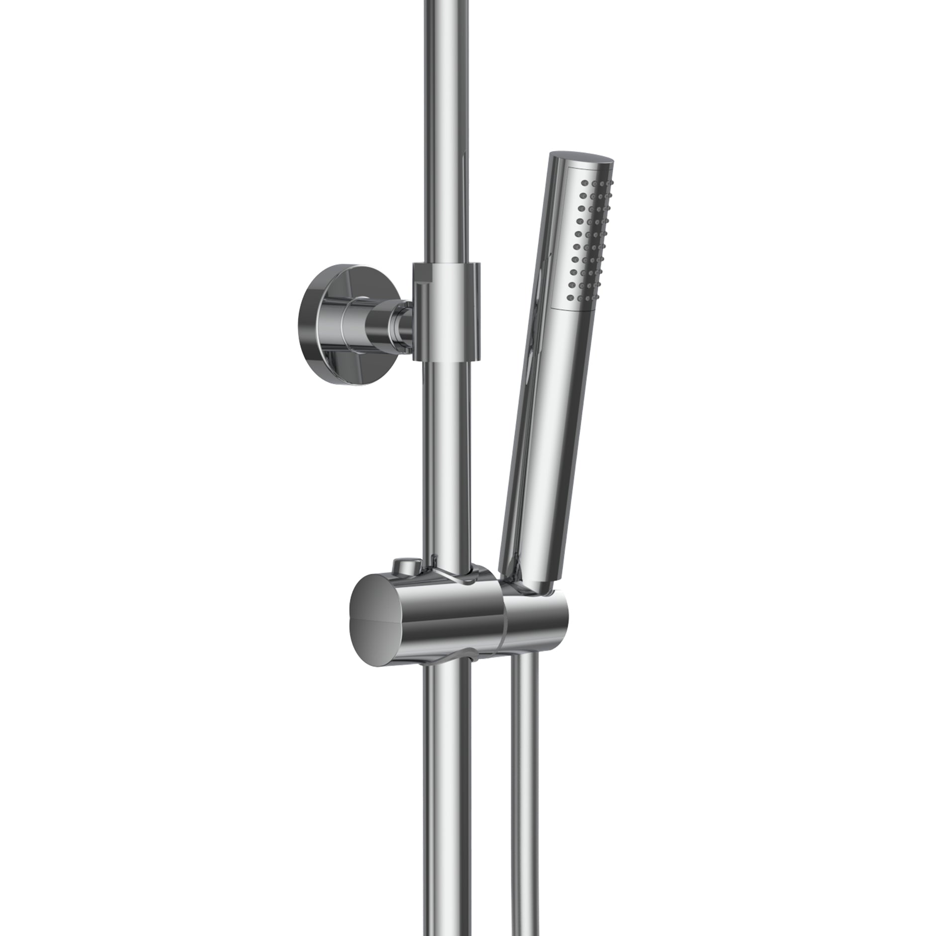ALONI OPTIMA RONDO REGENDOUCHESET - THERMOSTATISCH - OPBOUW - COOL TOUCH - BELGAQUA - CHROOM