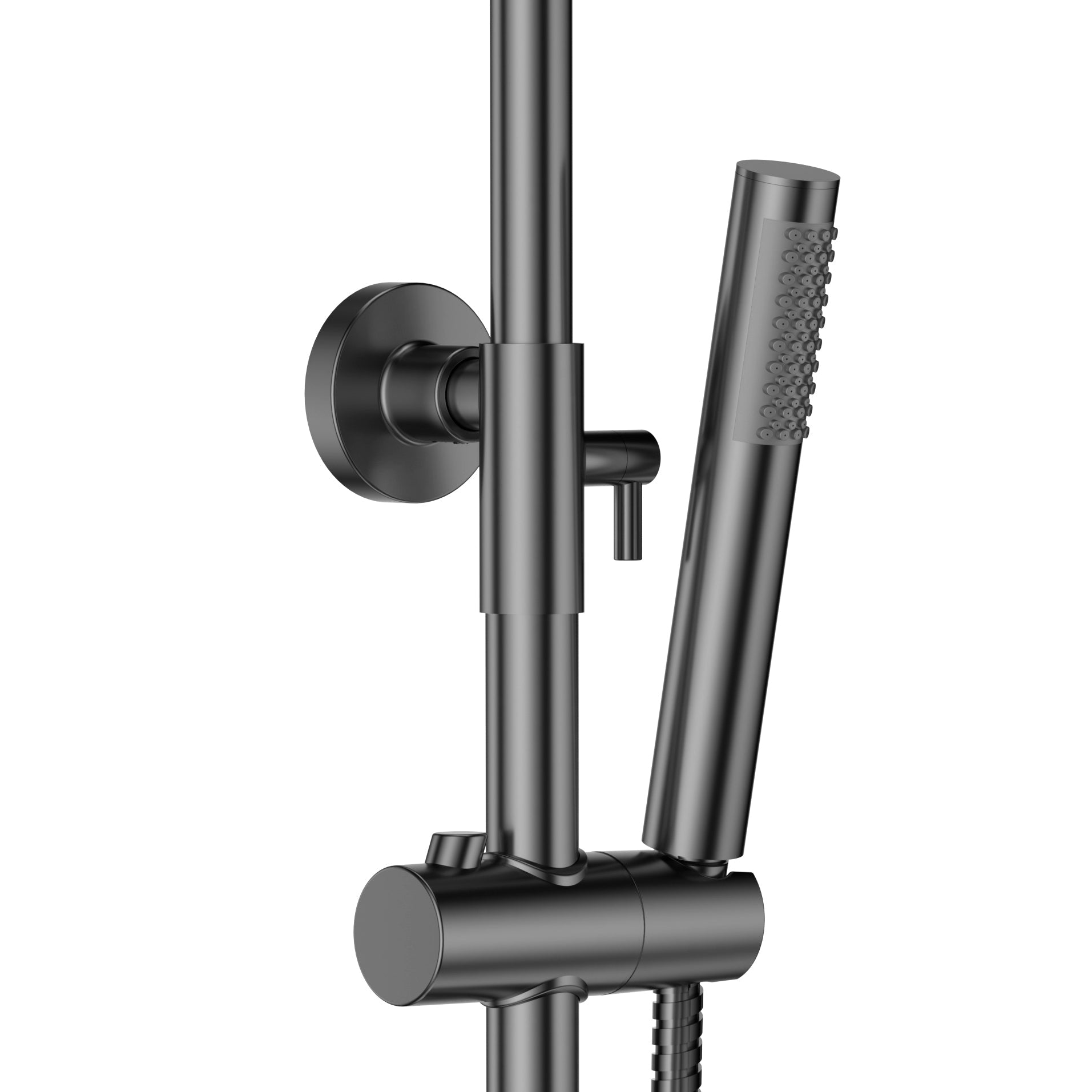 ALONI OPTIMA RONDO REGENDOUCHESET - THERMOSTATISCH - OPBOUW - GUNMETAL