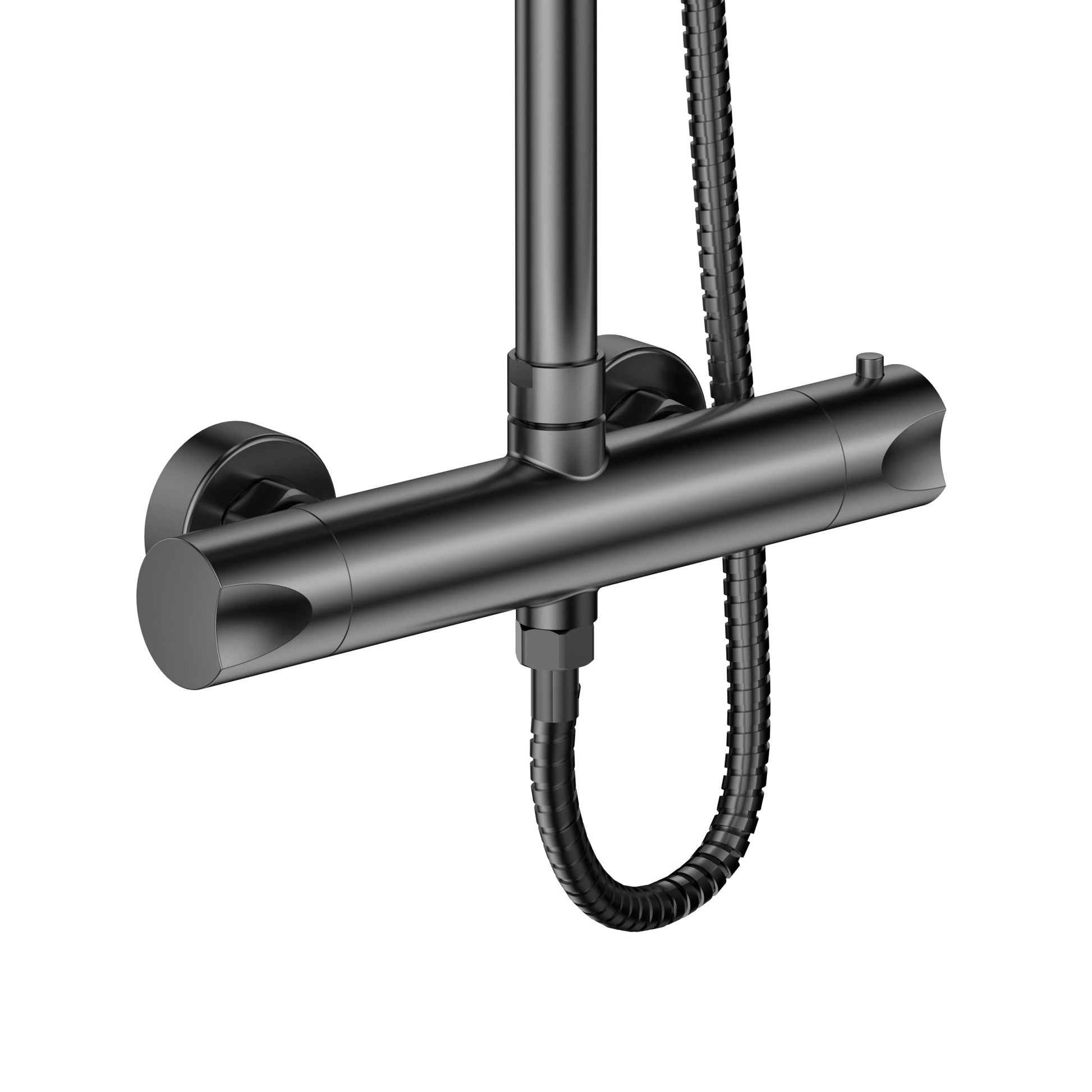 ALONI OPTIMA RONDO REGENDOUCHESET - THERMOSTATISCH - OPBOUW - GUNMETAL