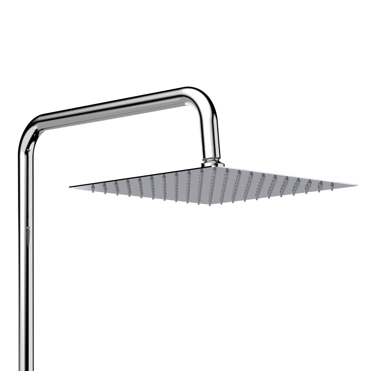 ALONI OPTIMA QUADRO REGENDOUCHESET - THERMOSTATISCH - OPBOUW - COOL TOUCH - BELGAQUA - CHROOM