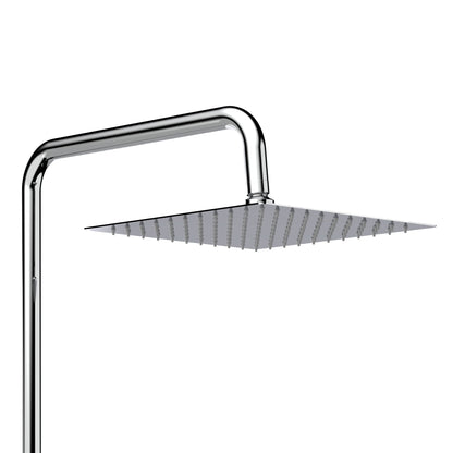 ALONI OPTIMA QUADRO REGENDOUCHESET - THERMOSTATISCH - OPBOUW - COOL TOUCH - BELGAQUA - CHROOM