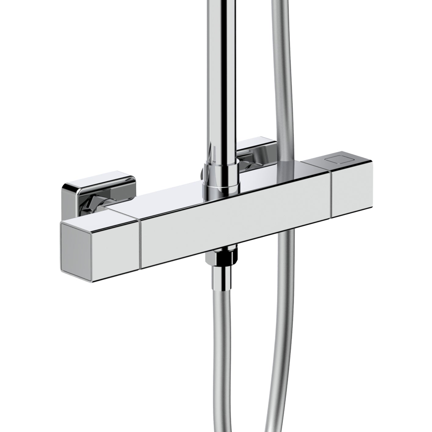 ALONI OPTIMA QUADRO REGENDOUCHESET - THERMOSTATISCH - OPBOUW - COOL TOUCH - BELGAQUA - CHROOM
