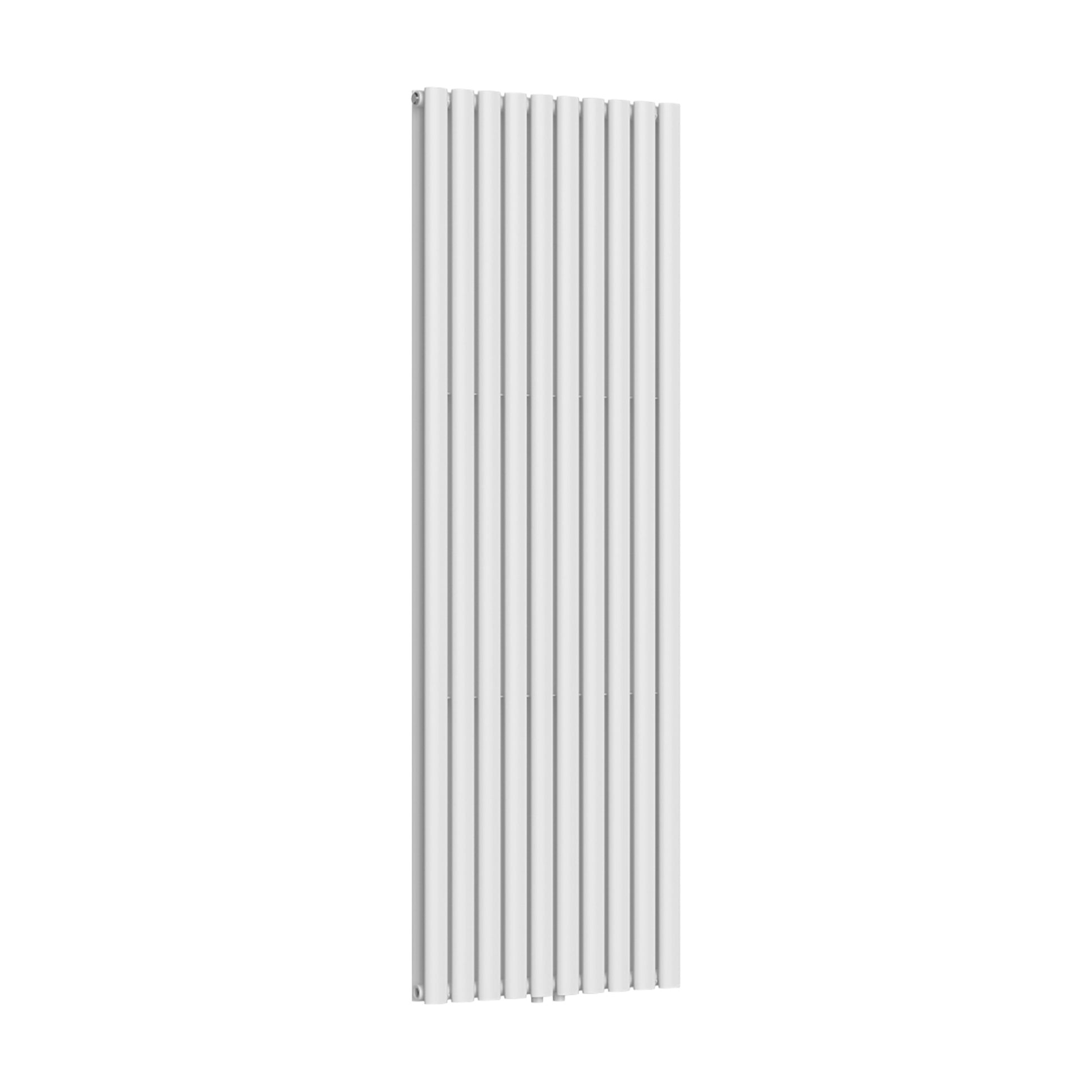 VERTI OVAAL RADIATOR - 1800X600 - DUBBEL - 2X10 ELEMENTEN - 2050W - GLANZEND WIT