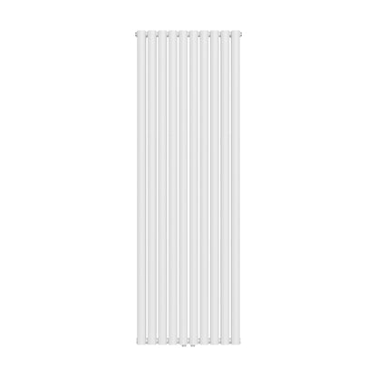 VERTI OVAAL RADIATOR - 1800X600 - DUBBEL - 2X10 ELEMENTEN - 2050W - GLANZEND WIT