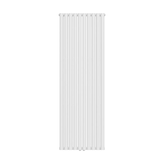 VERTI OVAAL RADIATOR - 1800X600 - DUBBEL - 2X10 ELEMENTEN - 2050W - GLANZEND WIT