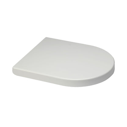Aloni Premium WC-Zitting Soft Close Topfix Duroplast RVS Scharnieren - Glanzend Wit - Luxurysanitair