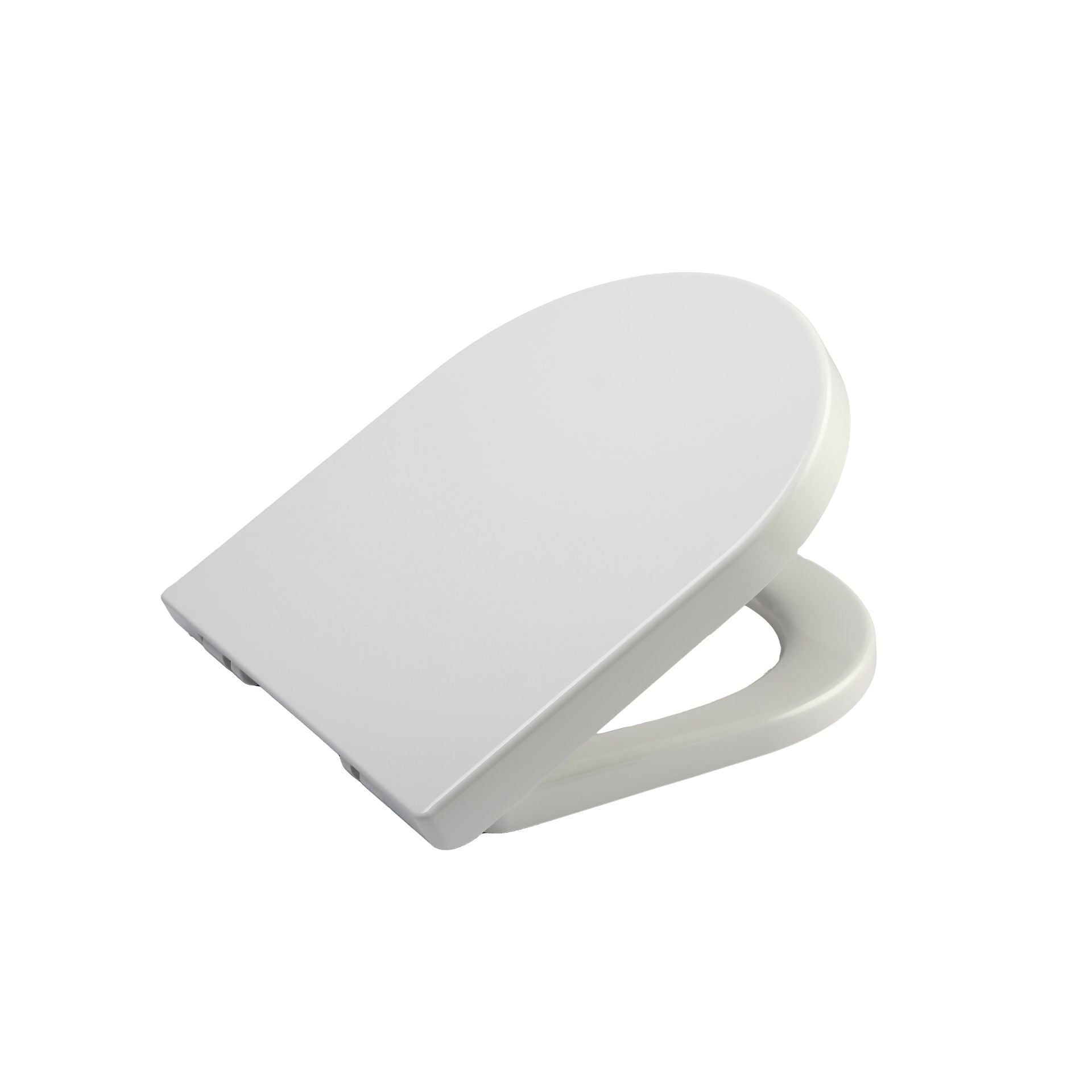 Aloni Premium WC-Zitting Soft Close Topfix Duroplast RVS Scharnieren - Glanzend Wit - Luxurysanitair