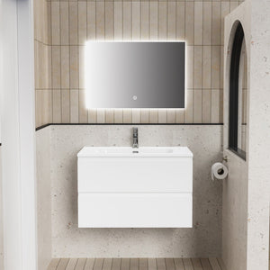 Glanzend wit / 80CM