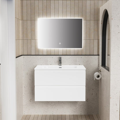 Glanzend wit / 80CM