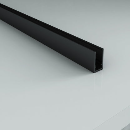 ALONI MUURPROFIEL VOOR DOUCHEWAND - 200 CM - MAT ZWART