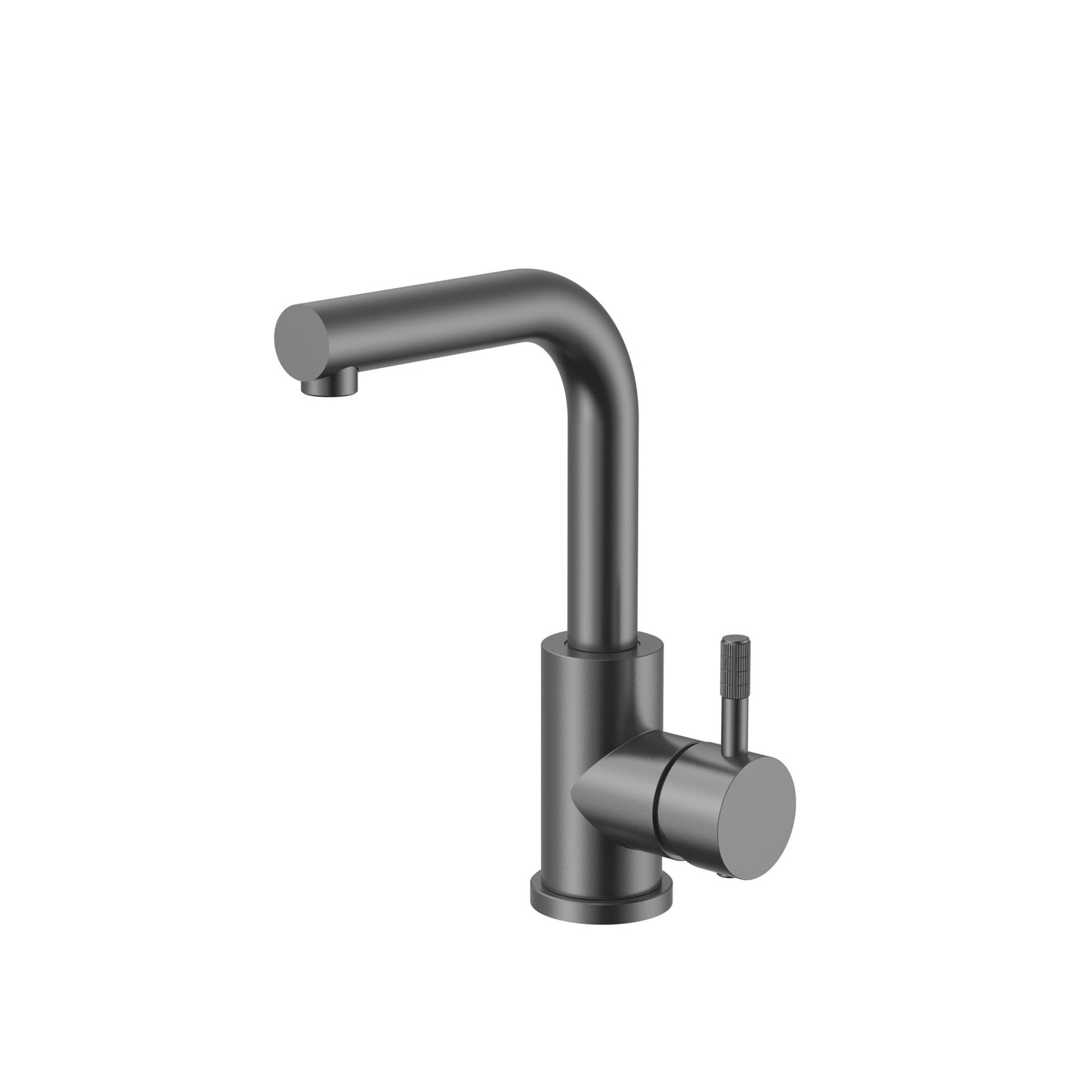 Stria Wastafel/Keukemengkraan, Rechte Uitloop, Cold Start, Hendel Met Verfijnde Ribbelstructuur - Luxurysanitair