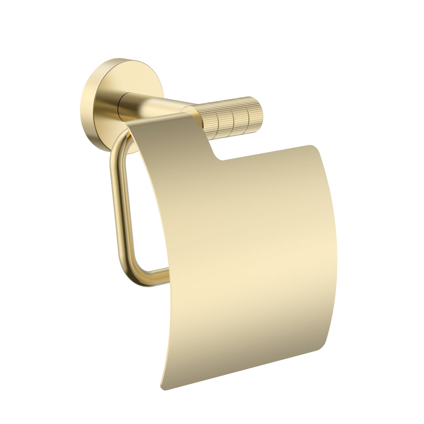 Stria Toiletrolhouder Met Klep Afwerking Met Verfijnde Ribbelsstructuur - Luxurysanitair