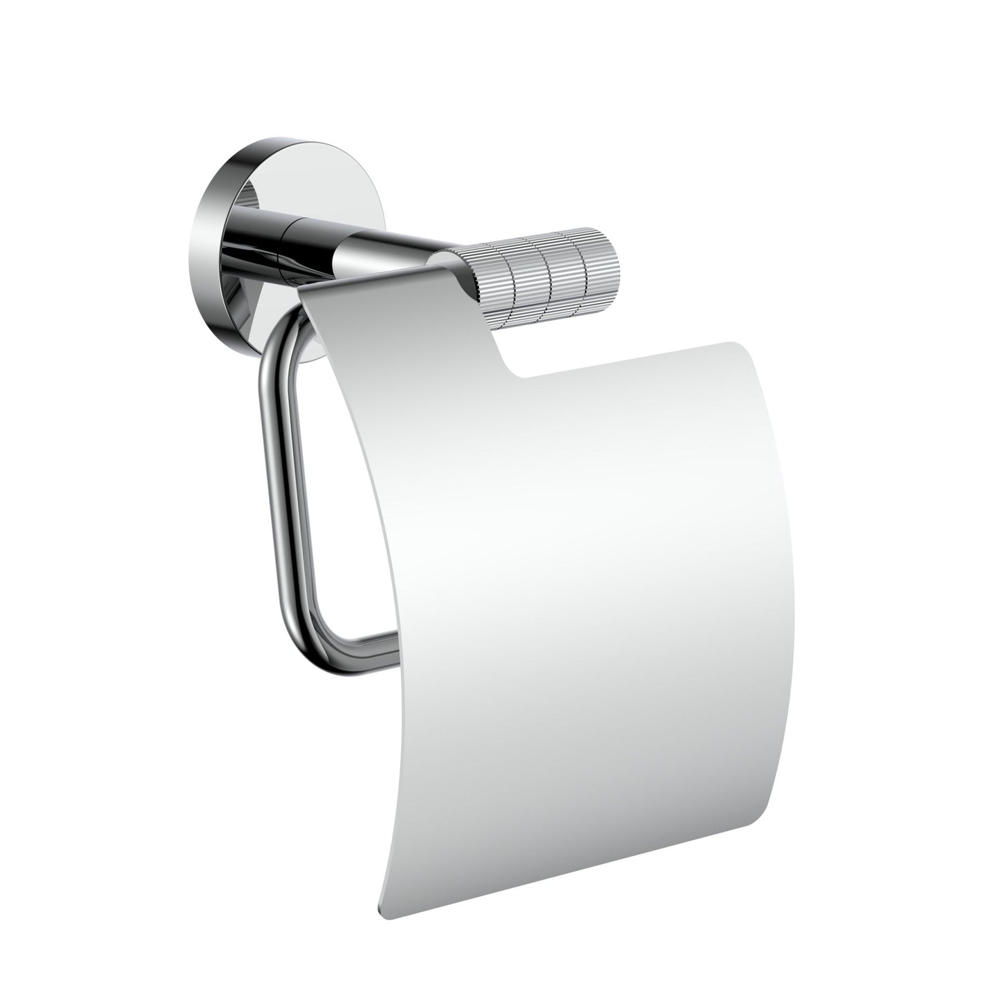 Stria Toiletrolhouder Met Klep Afwerking Met Verfijnde Ribbelsstructuur - Luxurysanitair