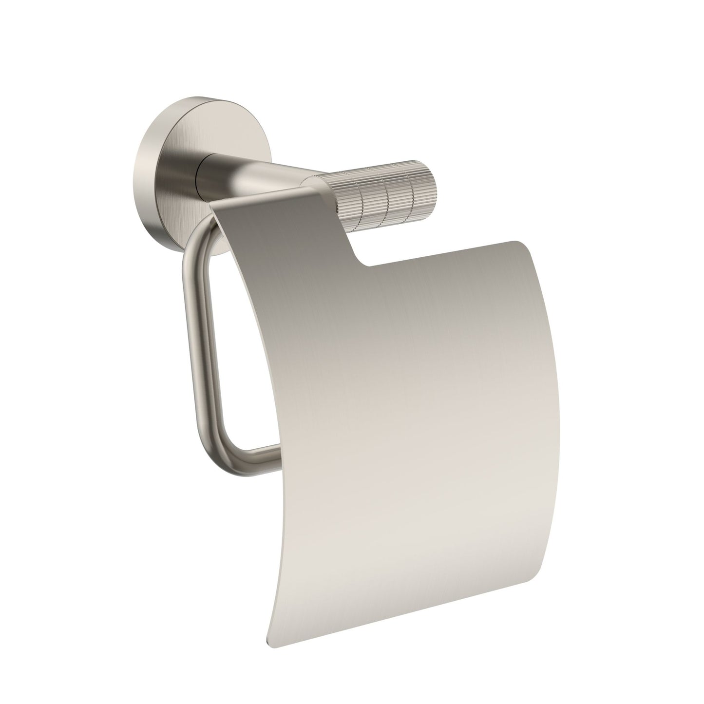 Stria Toiletrolhouder Met Klep Afwerking Met Verfijnde Ribbelsstructuur - Luxurysanitair