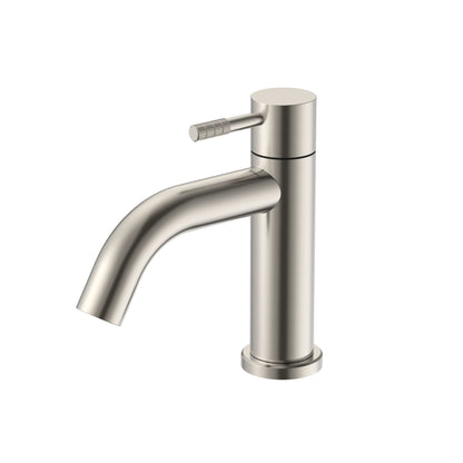 Stria Koudwaterkraan Hendel met Verfijnde Ribbelstructuur Zonder Afvoerplug - Luxurysanitair