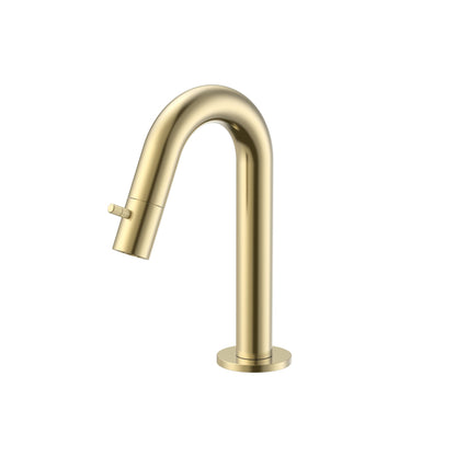 Stria Koudwaterkraan Gebogen Uitloop Zonder Afvoerplug - Luxurysanitair