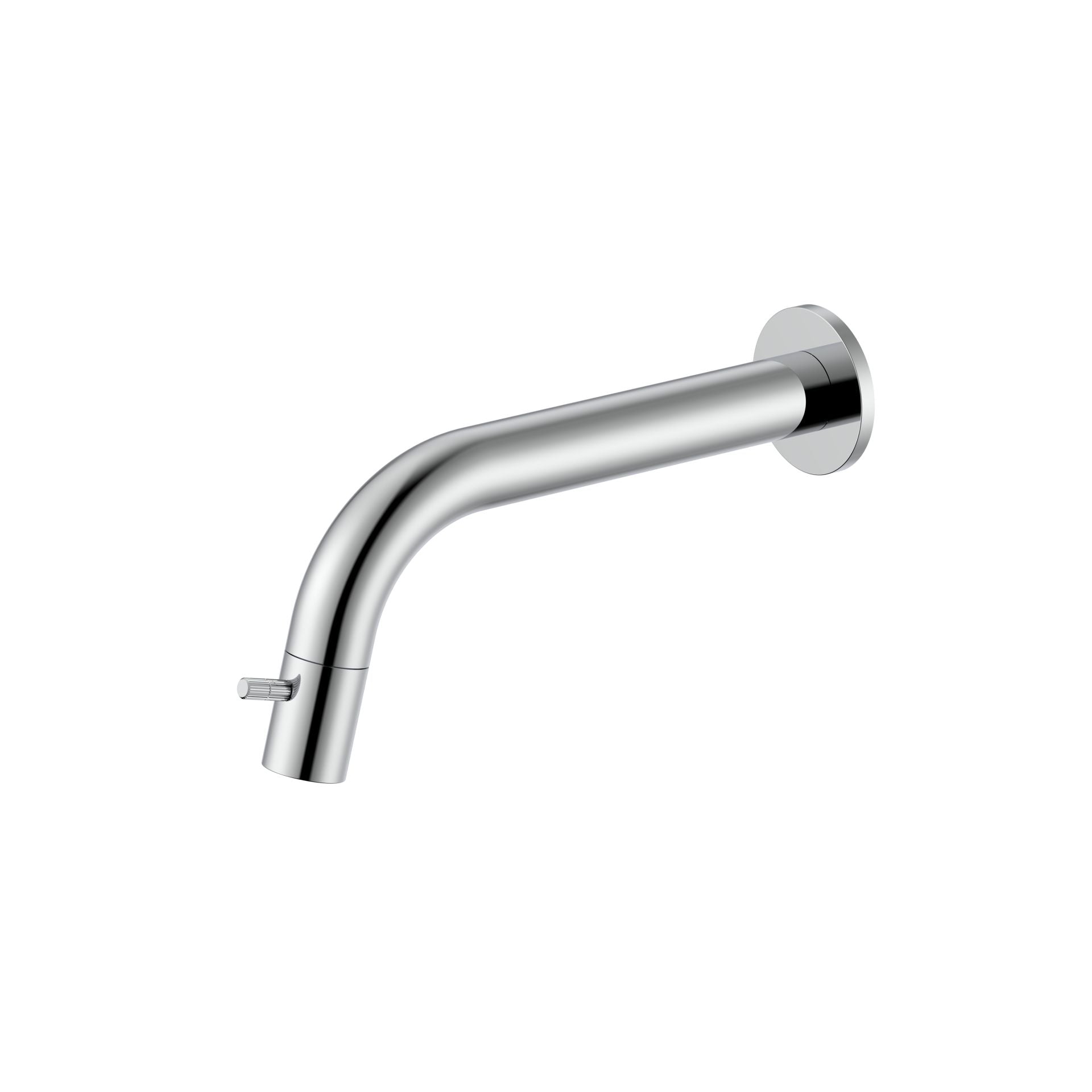 Stria Koudwaterkraan Wandmontage Inkortbaar Knop met Verfijnde Ribbelstructuur - Luxurysanitair