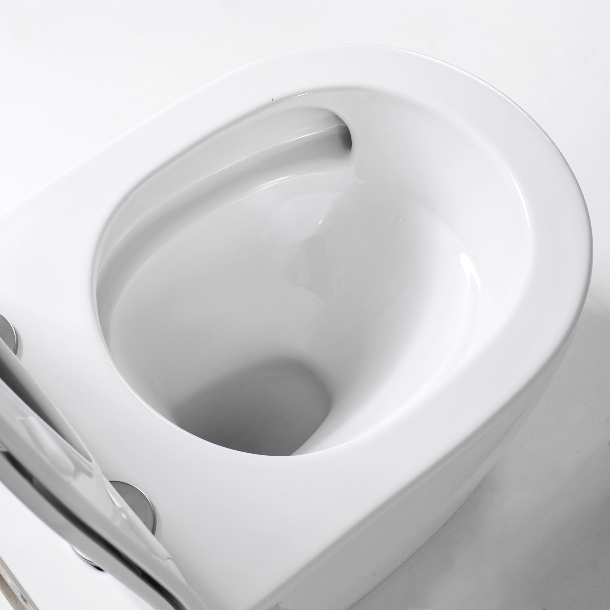 ALONI PRO HANGTOILET MET BIDET - TORNADO FLUSH - RANDLOOS - MET BIDETKRAAN KOUD EN WARM WATER - MET ZITTING - 52,5CM - GLANZEND WIT