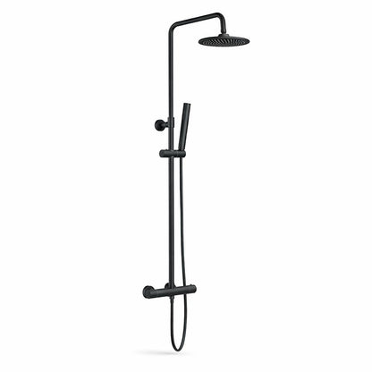 Regendoucheset Rond Ø25cm Mat zwart
