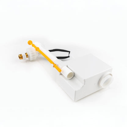 ALONI SAFORO TOILETRESERVOIR - DUBBELE SPOELING 3/6 L - WATERBESPAREND - KUNSTSTOF - GLANZEND WIT