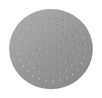 ROND RAINSHOWER GUNMETAL GRIJS