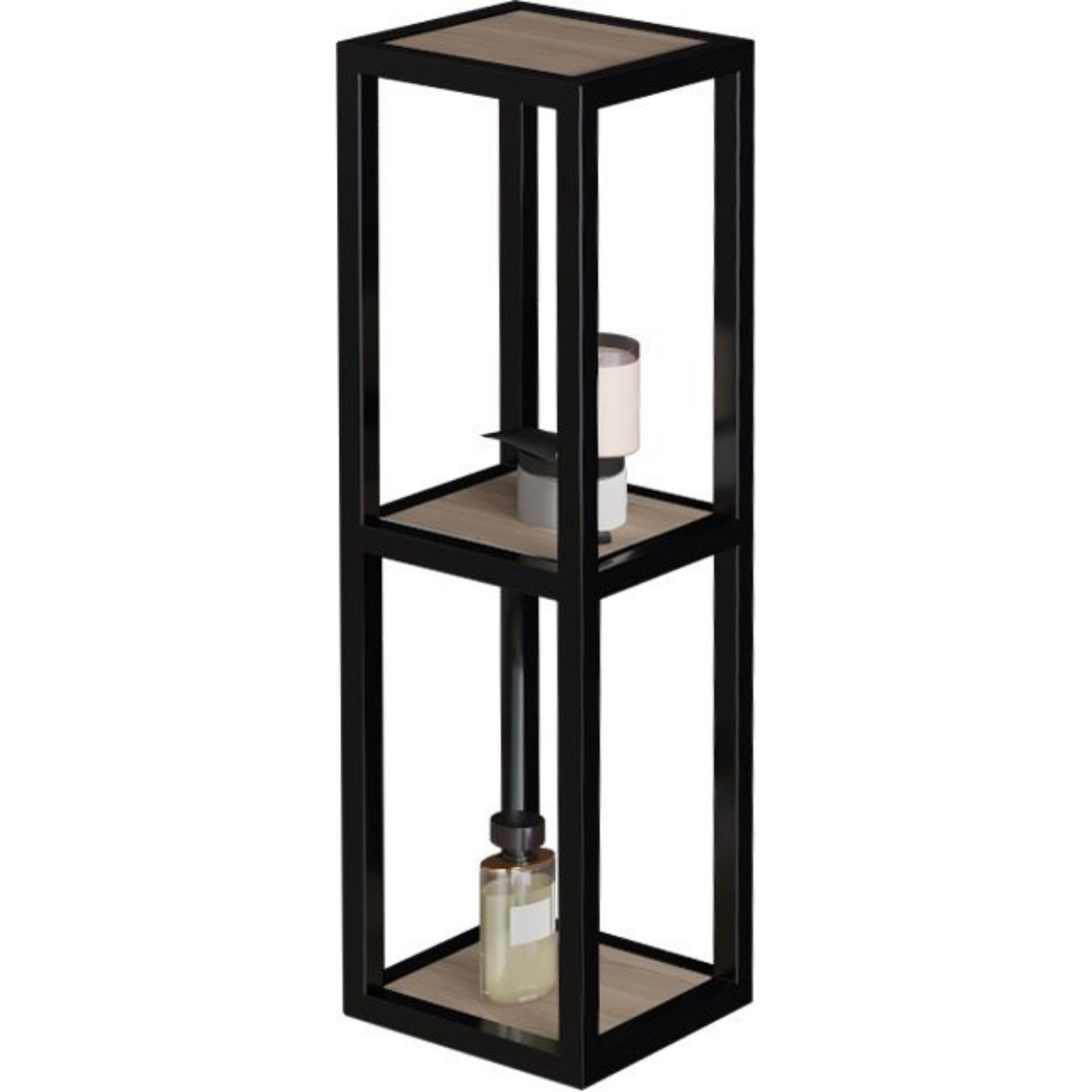 Aloni Sharp Kolomkast (20x20x60cm) - Hazelnoot - Luxurysanitair