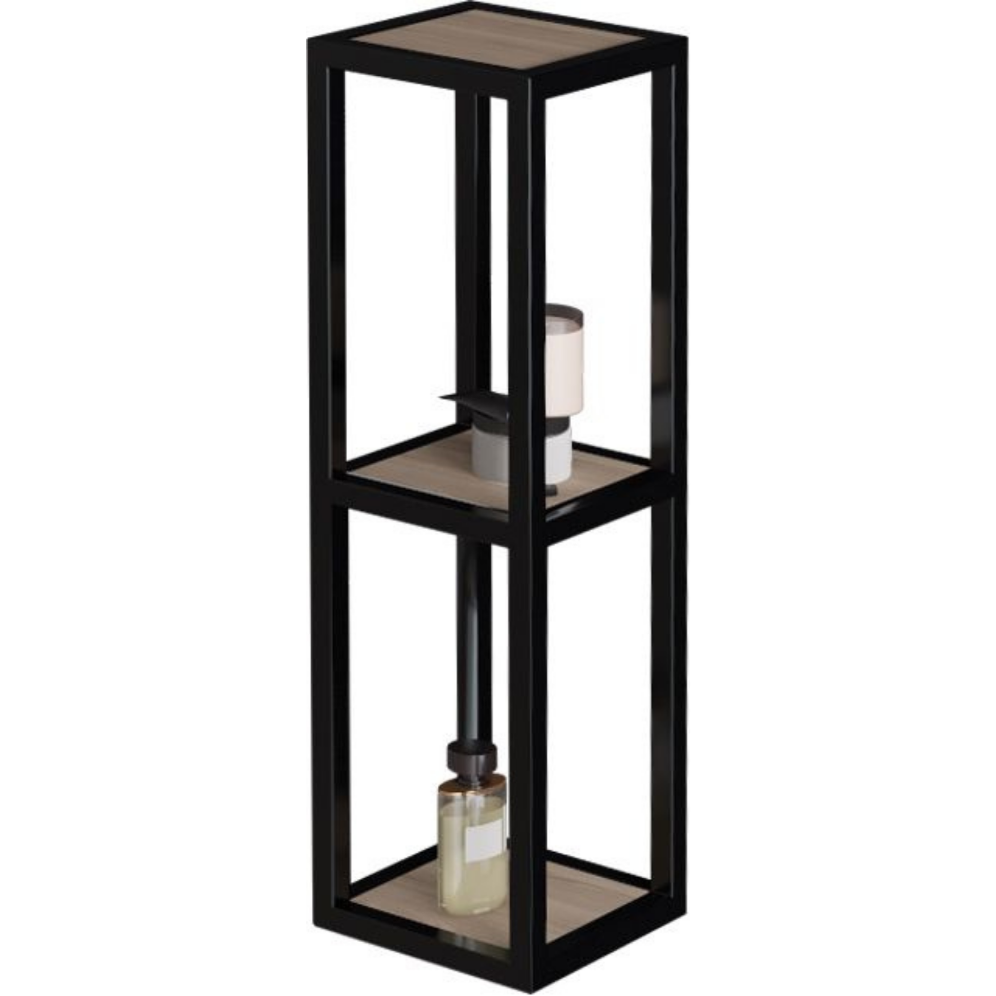 Aloni Sharp Kolomkast (20x20x60cm) - Hazelnoot - Luxurysanitair