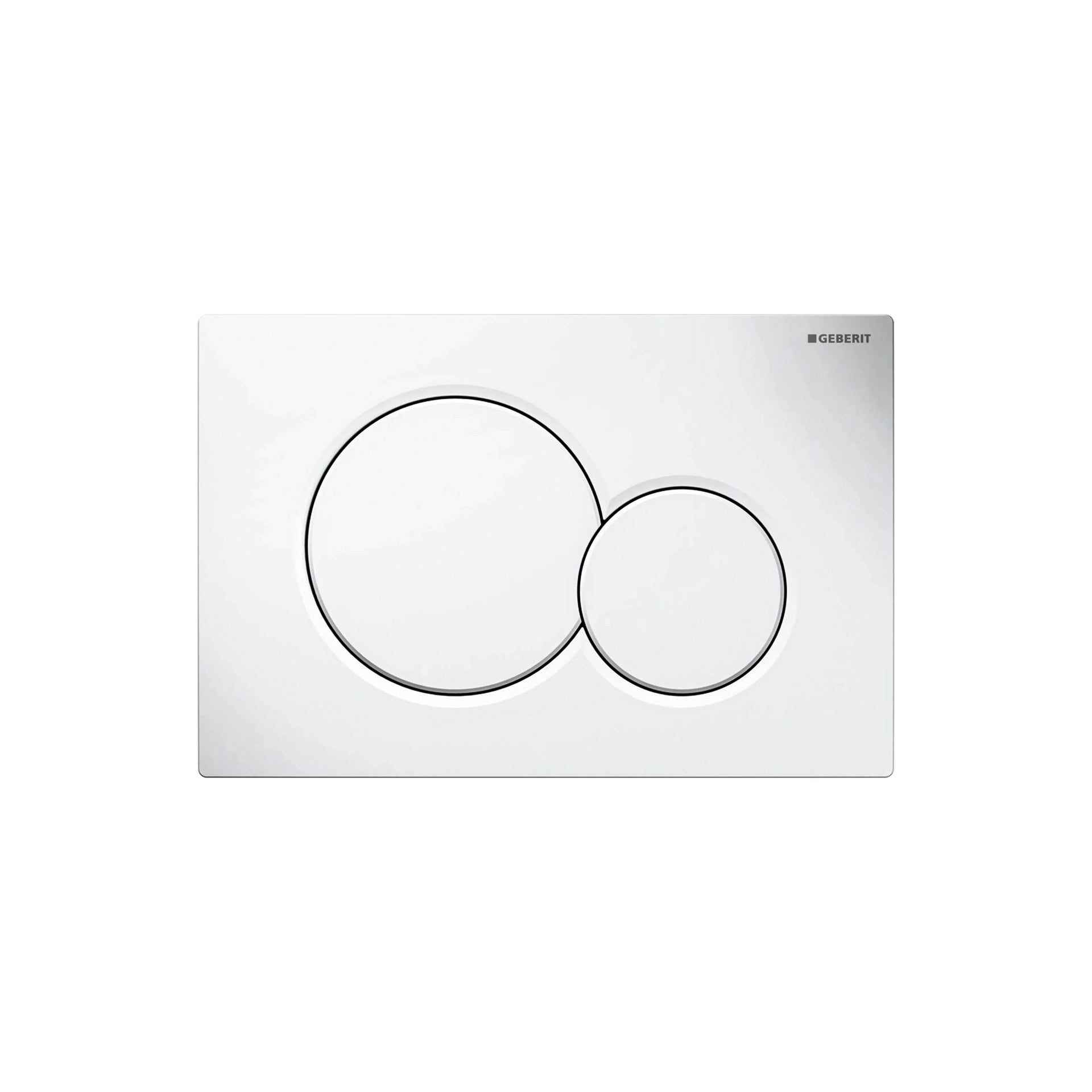 Geberit Sigma 01 Bedieningspaneel - Glanzend Wit - Luxurysanitair