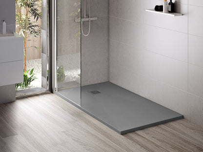 ALONI MADISON DOUCHEBAK - COMPOSIET - 100X100X3CM - MAT GRIJS