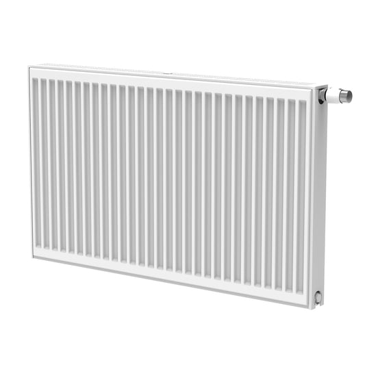 BELRAD PANEELRADIATOR - T33 - 6 AANSLUITINGEN - 300X1000MM - 1349W - GLANZEND WIT
