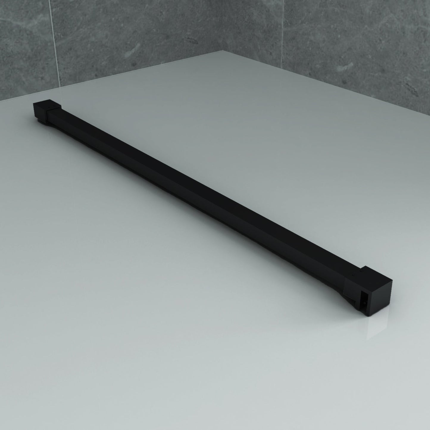 ALONI STABILISATIESTANG - INKORTBAAR - 100 CM - MAT ZWART