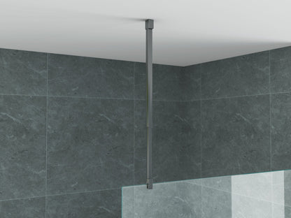 ALONI PLAFONDSTEUN - VERSTELBAAR - 43-80 CM - GUNMETAL