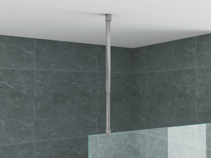 ALONI PLAFONDSTEUN - VERSTELBAAR - 43-80 CM - GEBORSTELD RVS