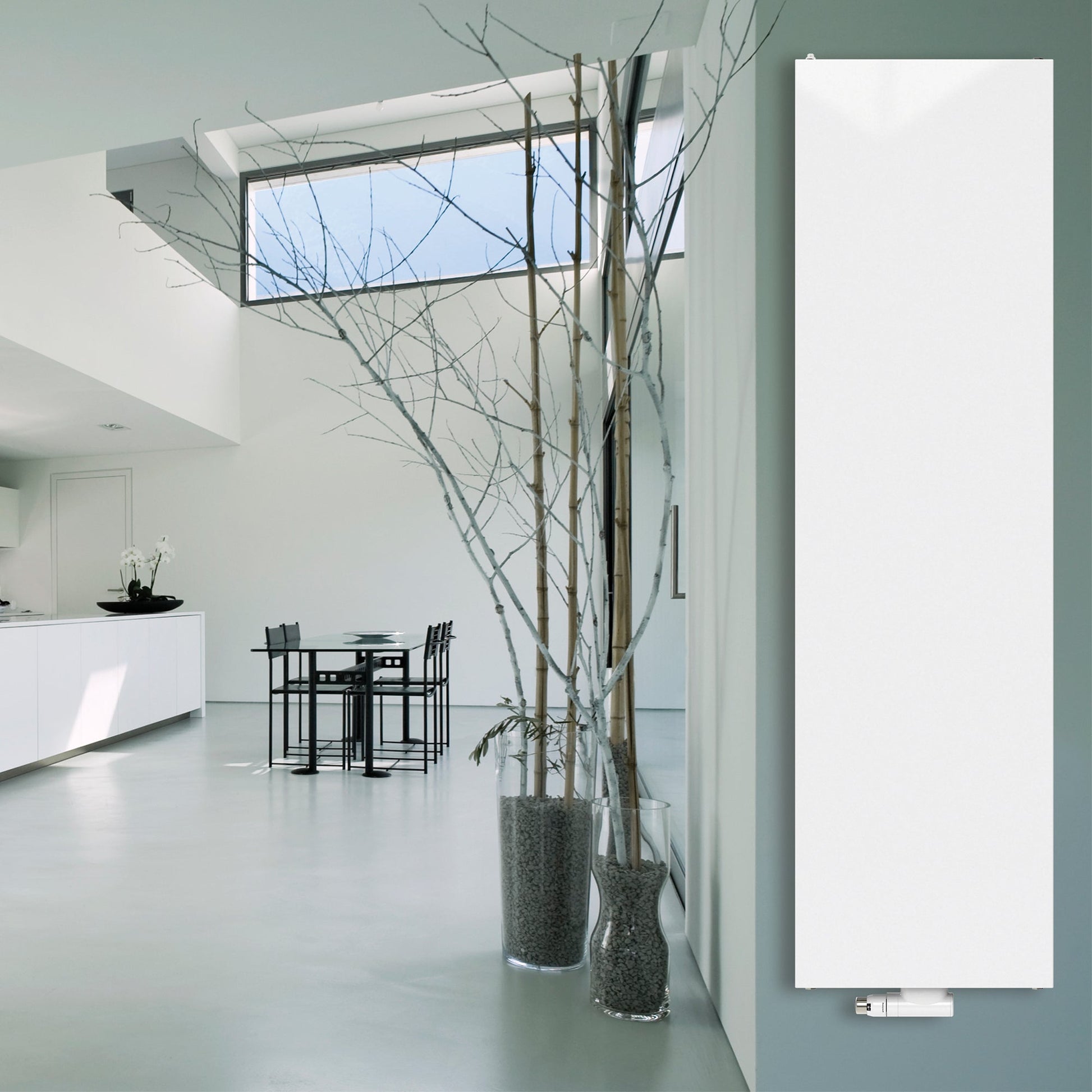 STELRAD VERTEX PLAN - T22 - VERTICALE RADIATOR - 1600X500MM - 1695W - GLANZEND WIT