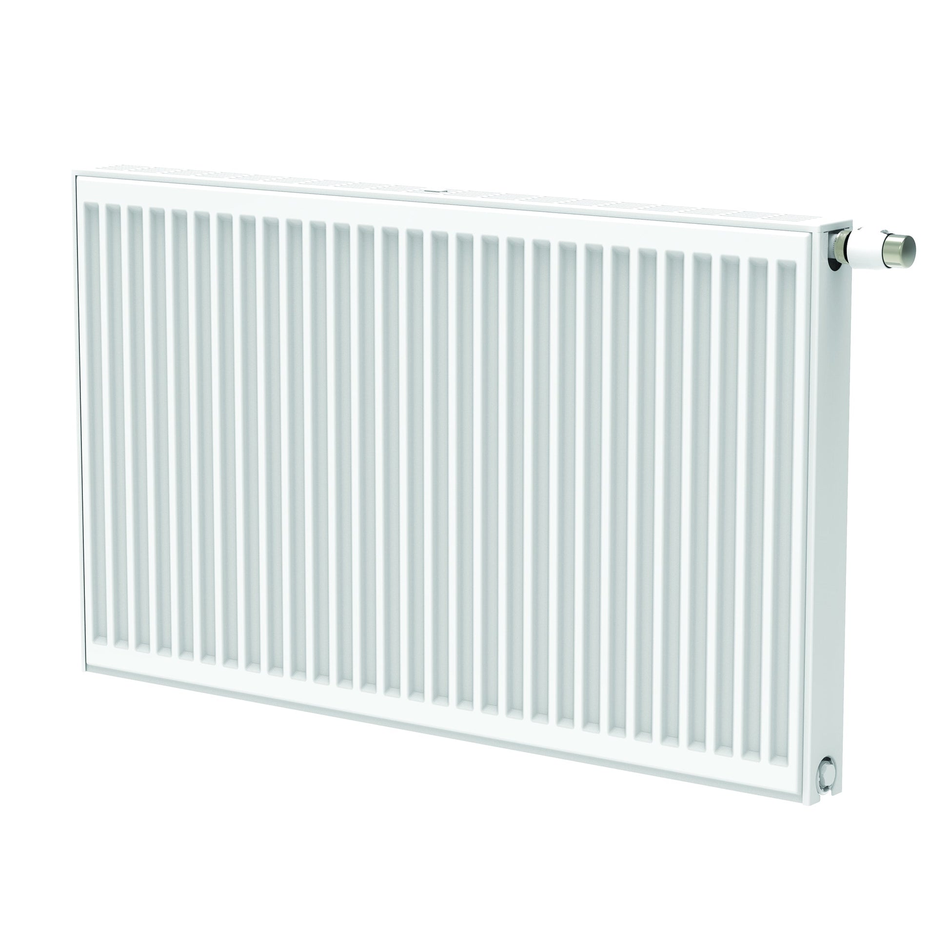 BELRAD PANEELRADIATOR - T22 - 6 AANSLUITINGEN - 300X1000MM - 982W - GLANZEND WIT