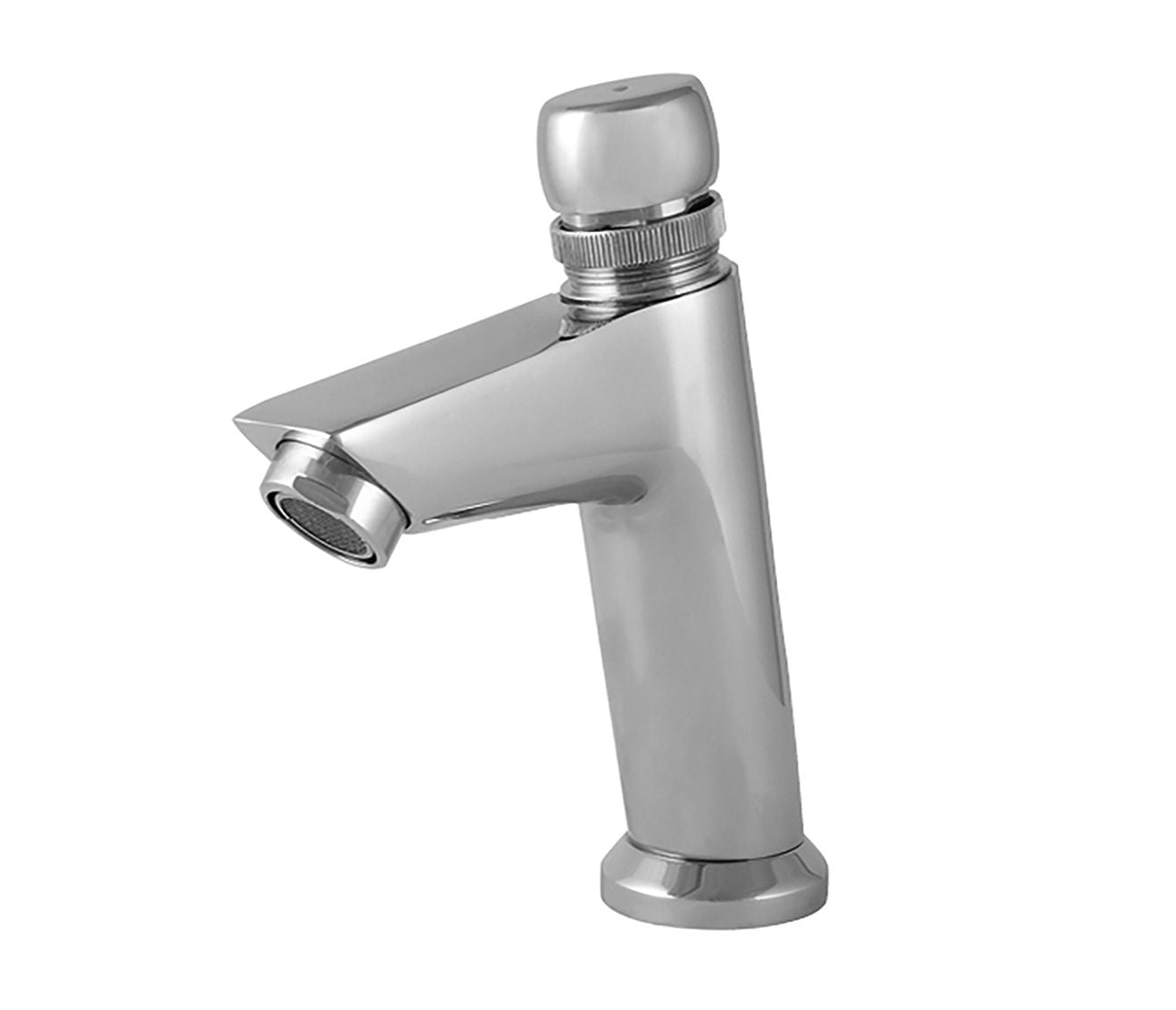 Creavit Zelfsluitende Koudkraan - Chroom - Luxurysanitair