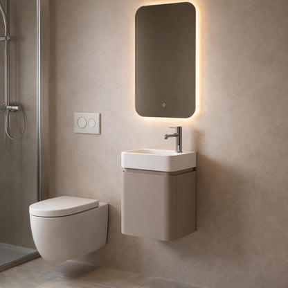 Toilet Meubelset 44 x 25 x 38 incl. lavabo 45 x 25,5 x 10