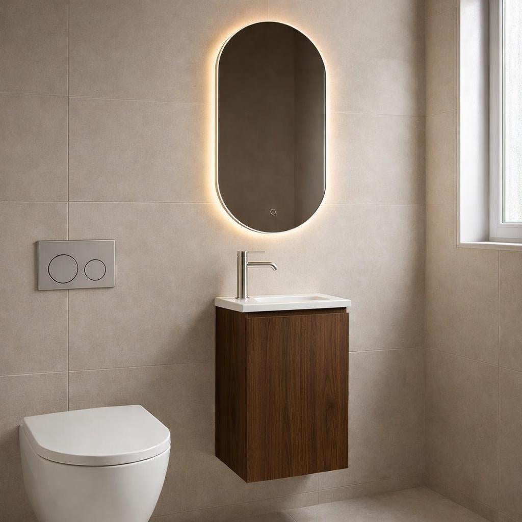 Toilet Meubelset 39 x 25,5 x 60 incl. lavabo 40 x 25,5 ( FINESSE II)