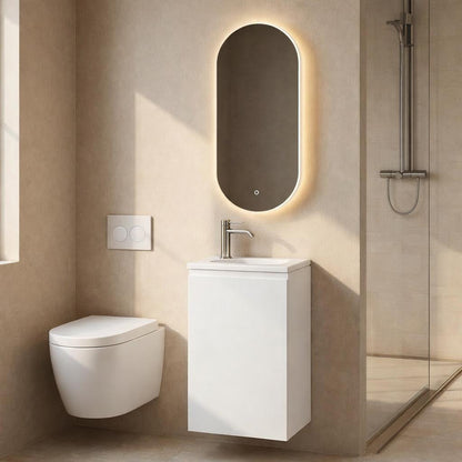 Toilet Meubelset 39 x 25,5 x 60 incl. lavabo 40 x 25,5 ( FINESSE II)