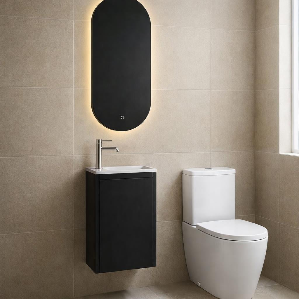 Toilet Meubelset 39 x 25,5 x 60 incl. lavabo 40 x 25,5 ( FINESSE II)