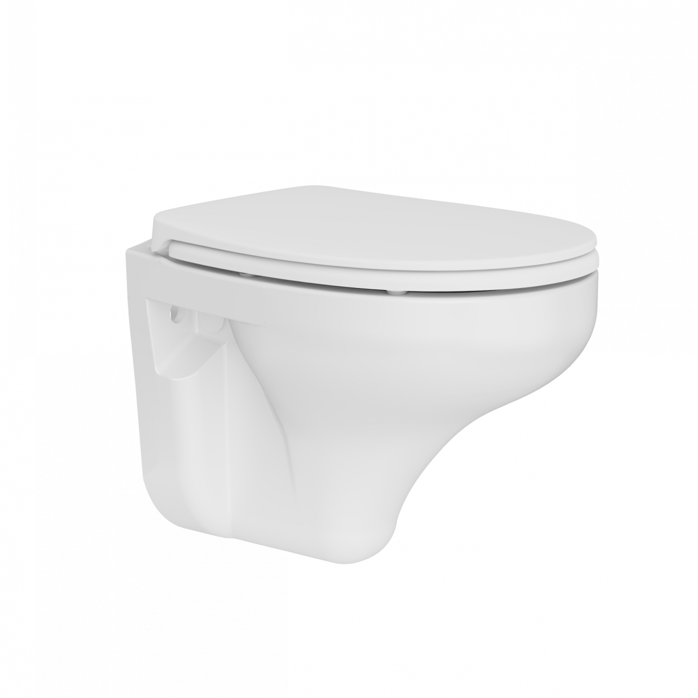 Creavit Ophang WC - Wit - Luxurysanitair